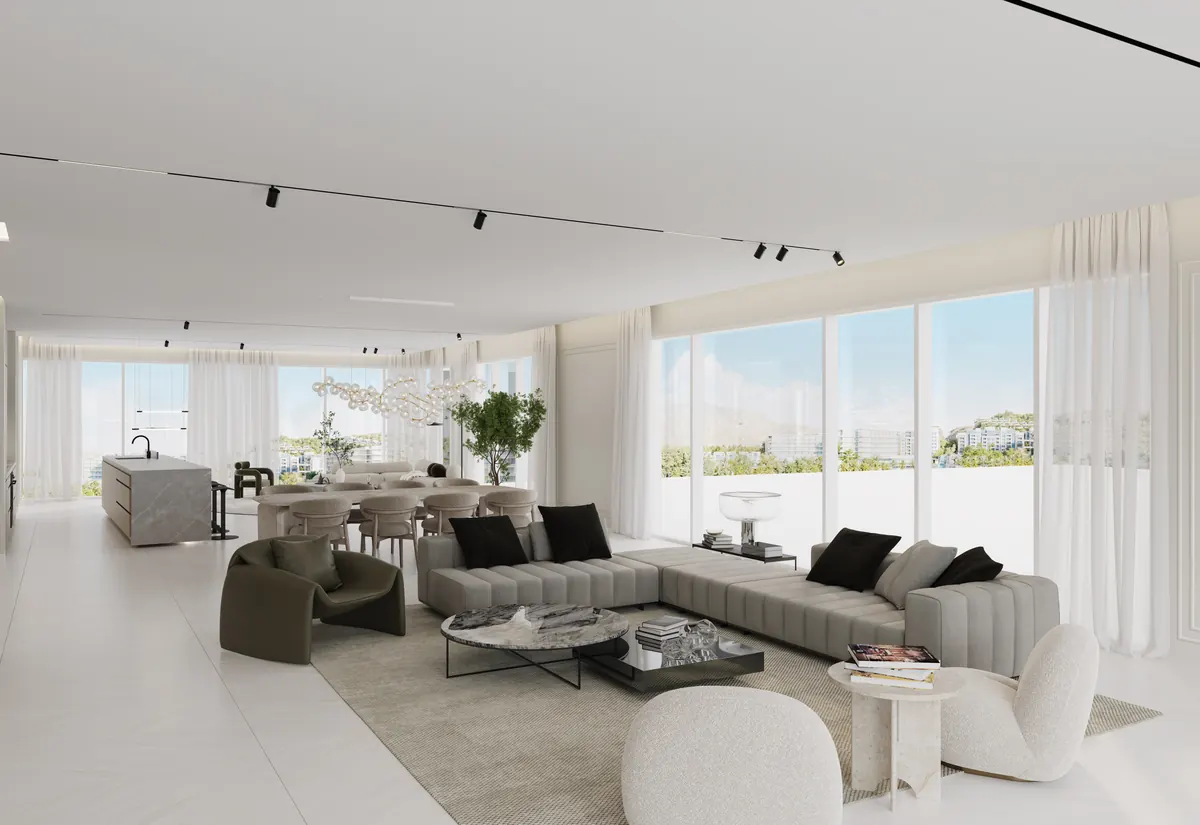 Øria: the living room of the sky garden four bedroom